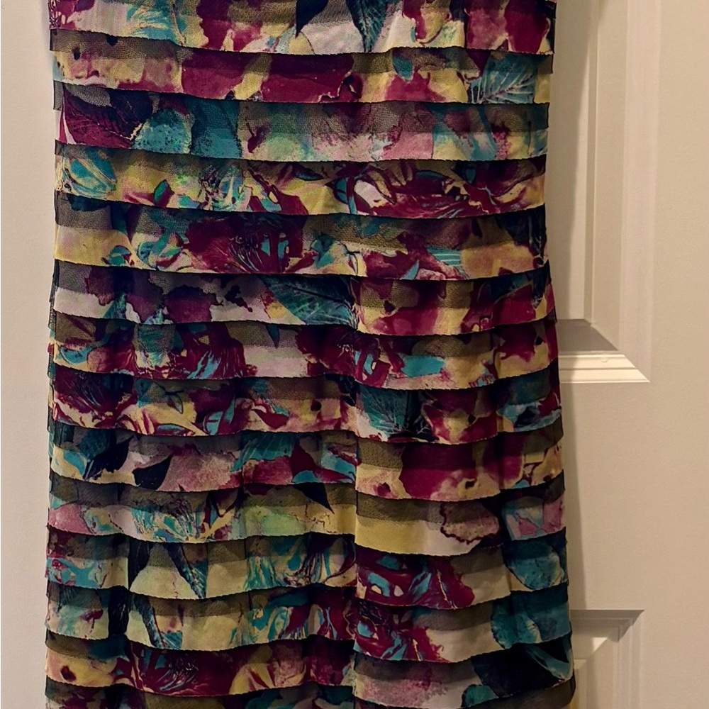 BCBGMaxAzria Black and Blue Dress